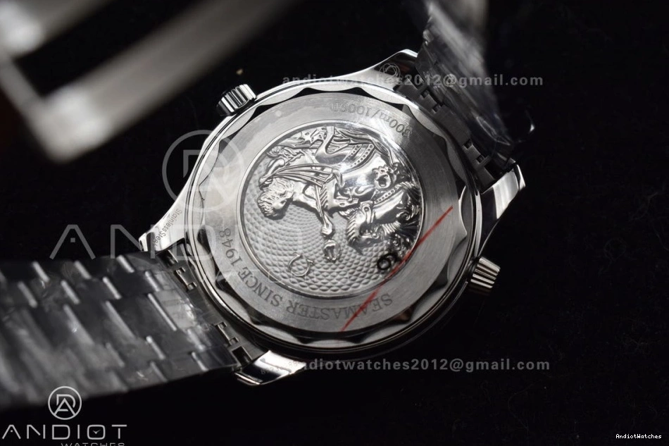 VSF Functional 1068 SS Best 300 Bracelet Dial Blue 1:1 Summer on Edition A Seamaster 0329